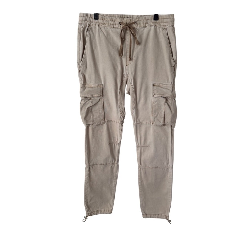 PacSun Men's Beige Cargo Jogger‎ Pants Gorpcore Utility Pockets Streetwear M